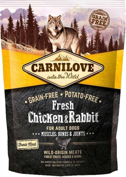 Сухий корм Carnilove Fresh Muscles, Bones&Joints для дорослих собак з куркою і кроликом