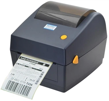 Термопринтер Xprinter XP-427B принтер этикеток, наклеек и штрих-кодов 108мм USB для Новой почты (XP427B, XP-DT427B)