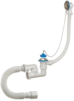Сифон для ванны VIDAN BTH5 1 1/2" 40/50 мм с переливом