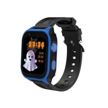 Дитячий смарт годинник з сім картою Smart Baby Watch D8,GPS, моніторингом, відеодзвінком, 850мАг, Google Play, telegram, black-blue