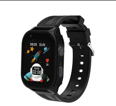 Детские смарт часы с сим картой Smart Baby Watch D8, GPS, мониторингом, видеозвонком, 850мАч, viber, telegram, black