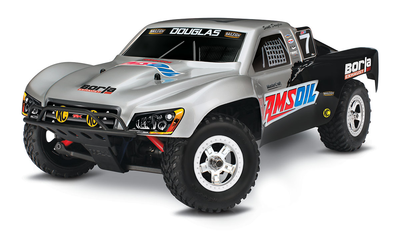 Автомобіль Traxxas Slash Short Course 1:16 RTR 356 мм 4WD 2,4 ГГц (70054-1 Silver)