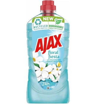 Засіб для миття підлоги AJAX Floral Fiesta Jasmine з ароматом жасмину 1 л