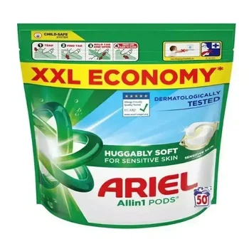 Капсули для прання Ariel Pods All-in-1 Sensitive Skin для чутливої ​​шкіри 50 шт