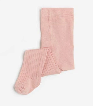Колготки H&M 545090П рожевий смужка вязка 62-68см