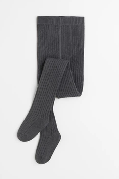 Колготки H&M 1081651 62-68см сірий вязка
