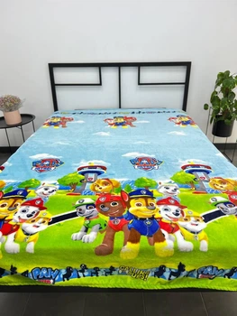 Плед велсофт детский 150х200 Paw Patrol Щенячий патруль