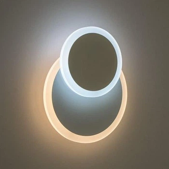 Світильник настінний світлодіодний, бра LUMINARIA GEOMETRIA ROUND 12 W R185 WHITE 220V IP20