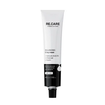 Балансувальна глиняна маска для обличчя ReCare Balancing Clay Mask, 45 мл (289624)