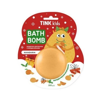 Бомбочка для ванны с предсказанием Tink kids Mandarin, 200 г (289972)