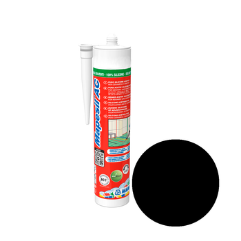 Герметик силиконовый MAPEI MAPESIL AC 310 мл No120 Чёрный (720242213)