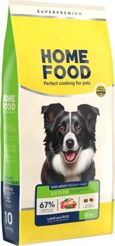 Сухий корм Home Food для активних собак дрібних порід ягня з качкою і яблуками