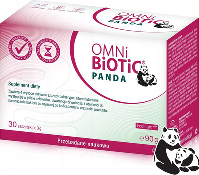 Suplement diety Omni-Biotic Panda 30 saszetek x 3 g (9120117912742)