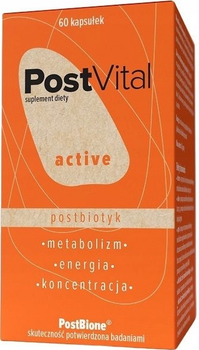 Suplement diety Onesano OneVital PostVital Active Postbiotyk 60 kapsułek (5905567565045)