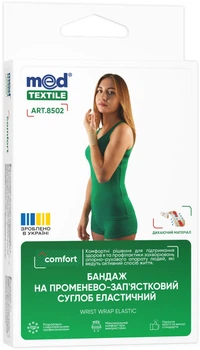 Бандаж на лучезапястный сустав MedTextile эластичный M 1 шт (7640162324472)