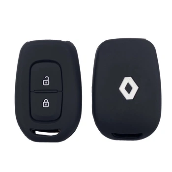 Силиконовый чехол для ключа OneCase Renault Duster Scenic Arkana Clio Sandero Captur Talisman Logan Koleos Megane Trafic Kadjar Black