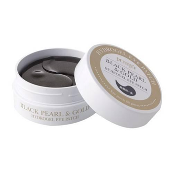 Гидрогелевые патчи с коллоидным золотом и жемчужной пудрой Petitfee Black Pearl Gold Hydrogel Eye Patch 60шт