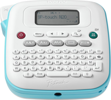 Принтер етикеток Brother PT-N20 Btag Light Blue (PTN20QL1)