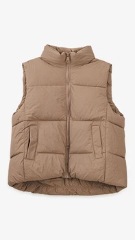 Жилет однотонный для девочки Lizi 318 146 см Кофейный shop (2000999307003)
