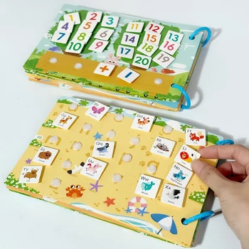 Розвиваюча книга Монтессорі на липучці Busy Book