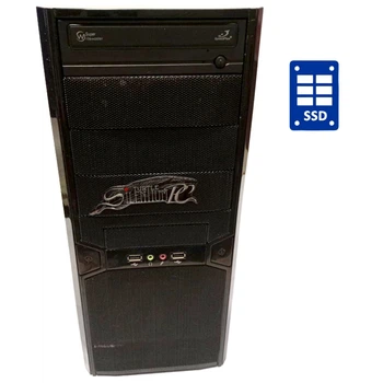 ПК Б-клас Gigabyte GA-MA74GM Tower / AMD Athlon II X2 250 (2 ядра по 3.0 GHz) / 4 GB DDR2 / 128 GB SSD / AMD 740G Graphics / 350W б/в