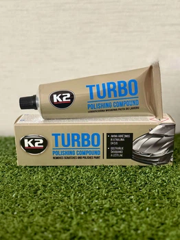 Поліроль кузова паста К-2 Turbo (Tempo) віск 120 г