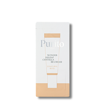Пробник ВВ крем для лица с экстрактом центеллы Purito Cica Clearing BB Cream, 1 мл, 23 Natural Beige