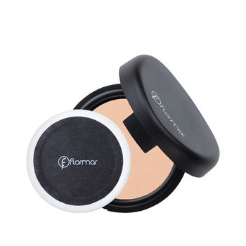 Пудра для лица FlorMar Compact матирующая, № 91 Medium Cream Rose Кремово-розовая