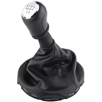 Ручка КПП VW Transporter T5 2003-2010 5 ступка сіра