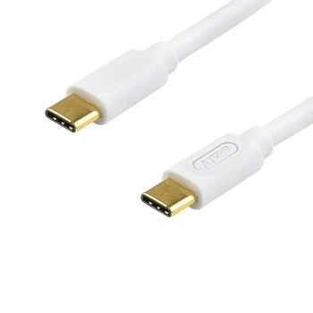 Кабель Atcom USB Type-C - USB Type-C (M/M), 60 W, 3 А, 3 м, White (AT-C30)