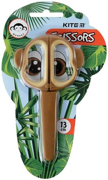 Ножницы детские Kite Monkey в футляре 13 см (K21-017-03)