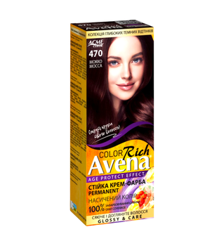 Стійка крем-фарба для волосся Acme Color AVENA 470 Мокко 9244/2667