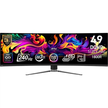 Монитор 49" MSI MPG 491CQPX QD-OLED Curved DQHD OLED 240Hz (MPG 491CQPX QD-OLED)
