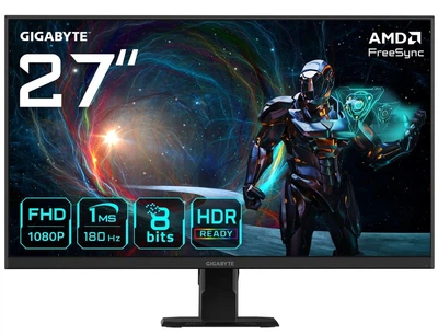 Монітор 27" GIGABYTE GS27FA (GS27FA Gaming Monitor) 1920x1080 (FullHD) IPS 180 Hz