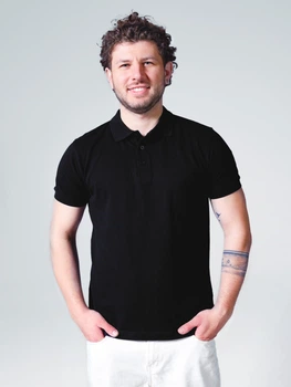 Поло довге чоловіче Stedman Harper Polo ST9060-BLO L Чорне (RAY2000000016115)