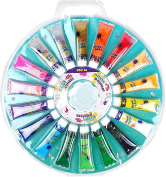 Zestaw farb akrylowych Free & Easy z paletką 18 x 36 ml (8720573225359)