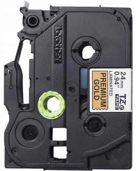 Етикеточна стрічка Brother TZe-PR851 24 мм Black/Gold (TZEPR851)