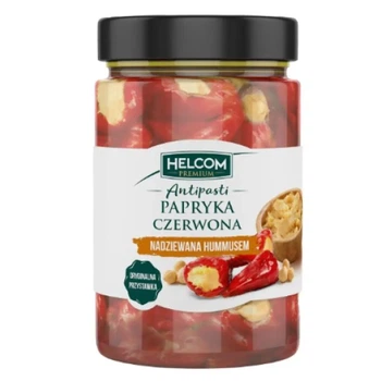 Перец красный фаршированный хумусом Helcom PREMIUM 260 г (5902166750223)