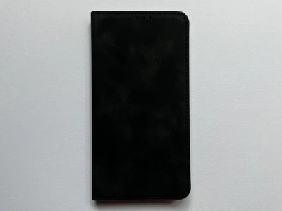 Защитный чехол-книжка K'try для Apple iPhone 11 черный, из матовой искусственной кожи со слотами для карт