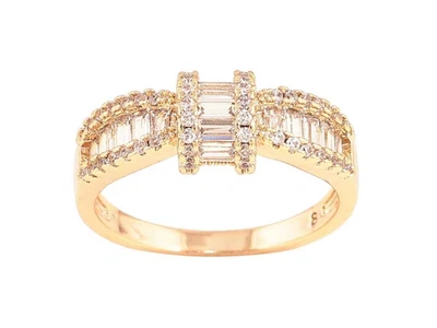 Каблучка XUPING Позолота 18K «Візерунок з інкрустацією кристалами» 10512 р.16