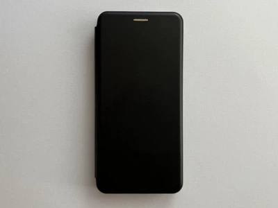 Защитный чехол-книжка Baseus для Xiaomi Redmi Note 14 4G черный, из матовой искусственной кожи со слотами для карт