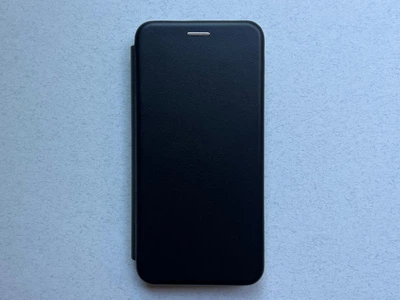 Защитный чехол-книжка Baseus для Samsung Galaxy S25 Plus черный, из матовой искусственной кожи со слотами для карт