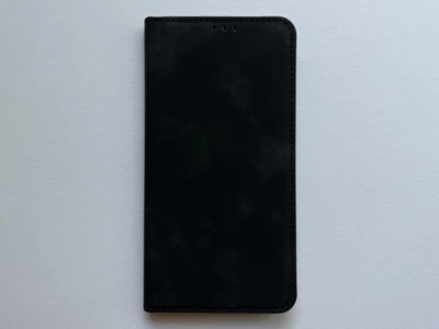 Защитный чехол-книжка K'try для Sony Xperia 10 Mark II черный, из матовой искусственной кожи со слотами для карт