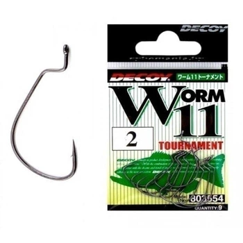 Крючок Decoy Worm11 Tournament 02, 9 шт/уп,1562.00.78
