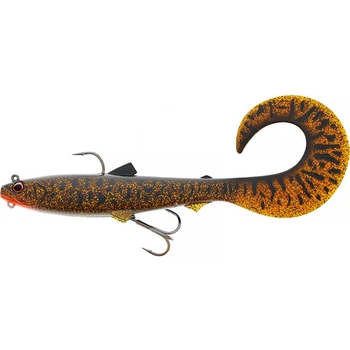 Силикон Westin BullTeez Curltail R2F 16cm 35g Motoroil Burbot (1шт/уп),P210-643-026
