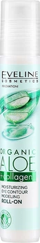 Зволожувальний роликовий гель-ліфтинг для контуру очей - Eveline Cosmetics Organic Aloe + Collagen 15ml (970944-62543)