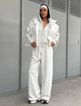 Fashions • Жіночий прогулянковий костюм-трійка Boston Fashions 50-52 меланж (3035-мо)