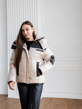 Fashions • Куртка женская зимняя Лорейн Fashions 56 бежевый (0129-мк)