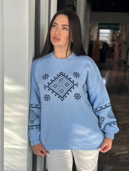 Fashions • Светр жіночий Чародійка Fashions 46-56 блакитний (768-нс)