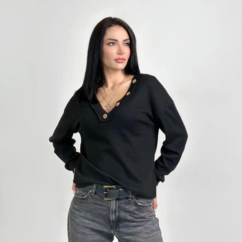 Fashions • Пуловер жіночий Pearl Fashions 46-48 чорний (4217-фг)